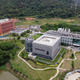 The P4 laboratory (center) on the campus of the Wuhan Institute of Virology in Wuhan in China’s central Hubei province on May 13, 2020.